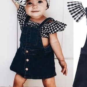 Crop top overall skirt